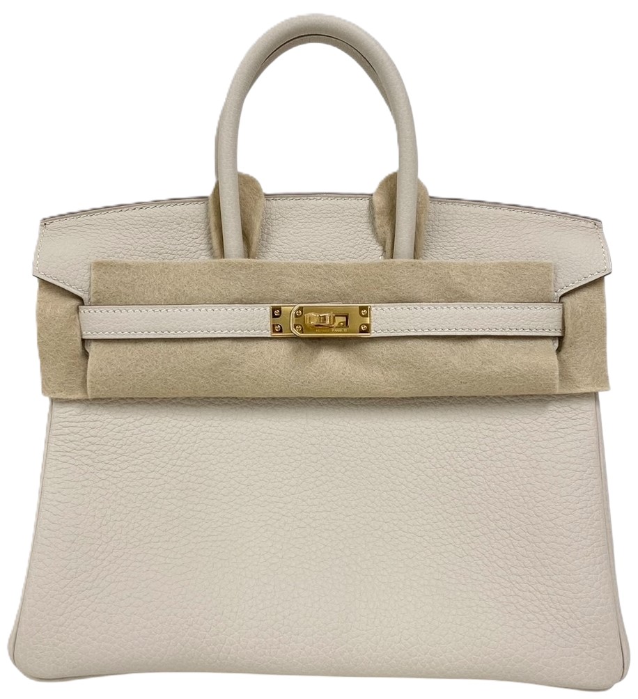 HERMES バーキン25 クレ トゴ ゴールド金具