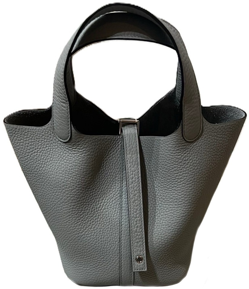 HERMES ピコタンロックPM グリメイヤー トリヨンクレマンス シルバー金具