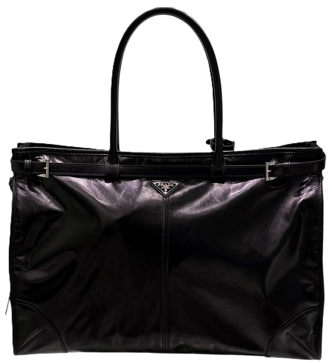 PRADA レザートート
